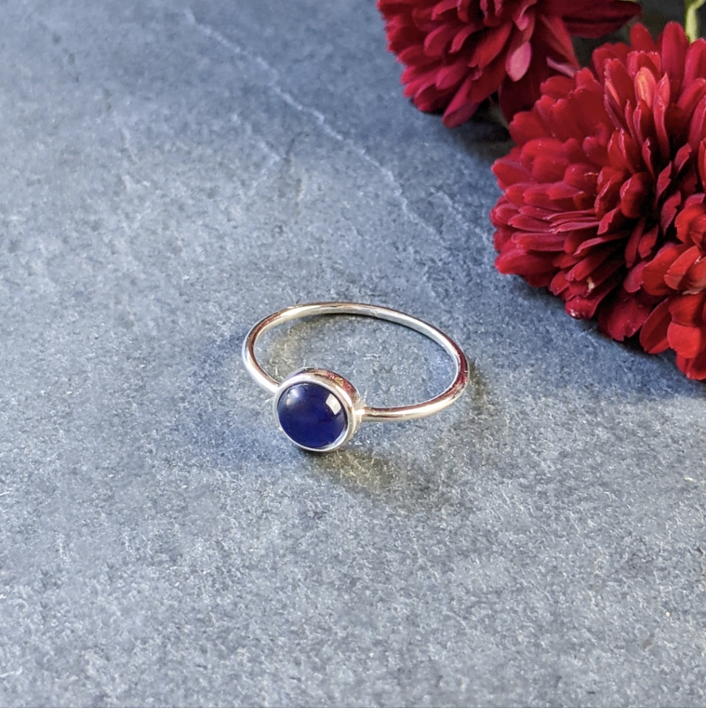 NWT Honeycat Jewelry Silver Plated Mini Mood Ring, Size 6 - Picture 3 of 7